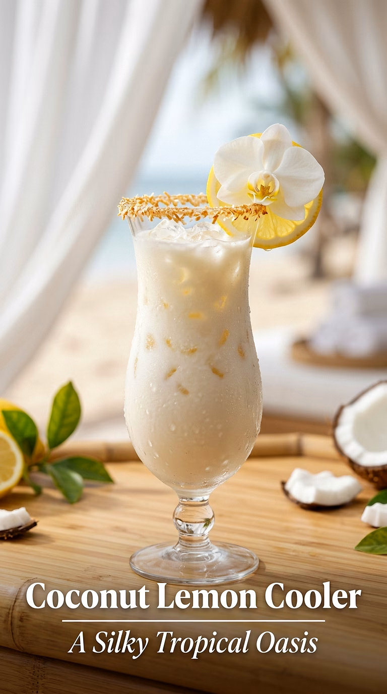 Coconut Lemon Rum Cooler