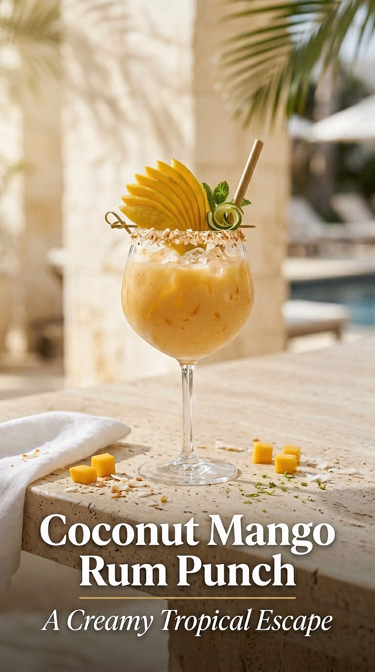 Coconut Mango Rum Punch