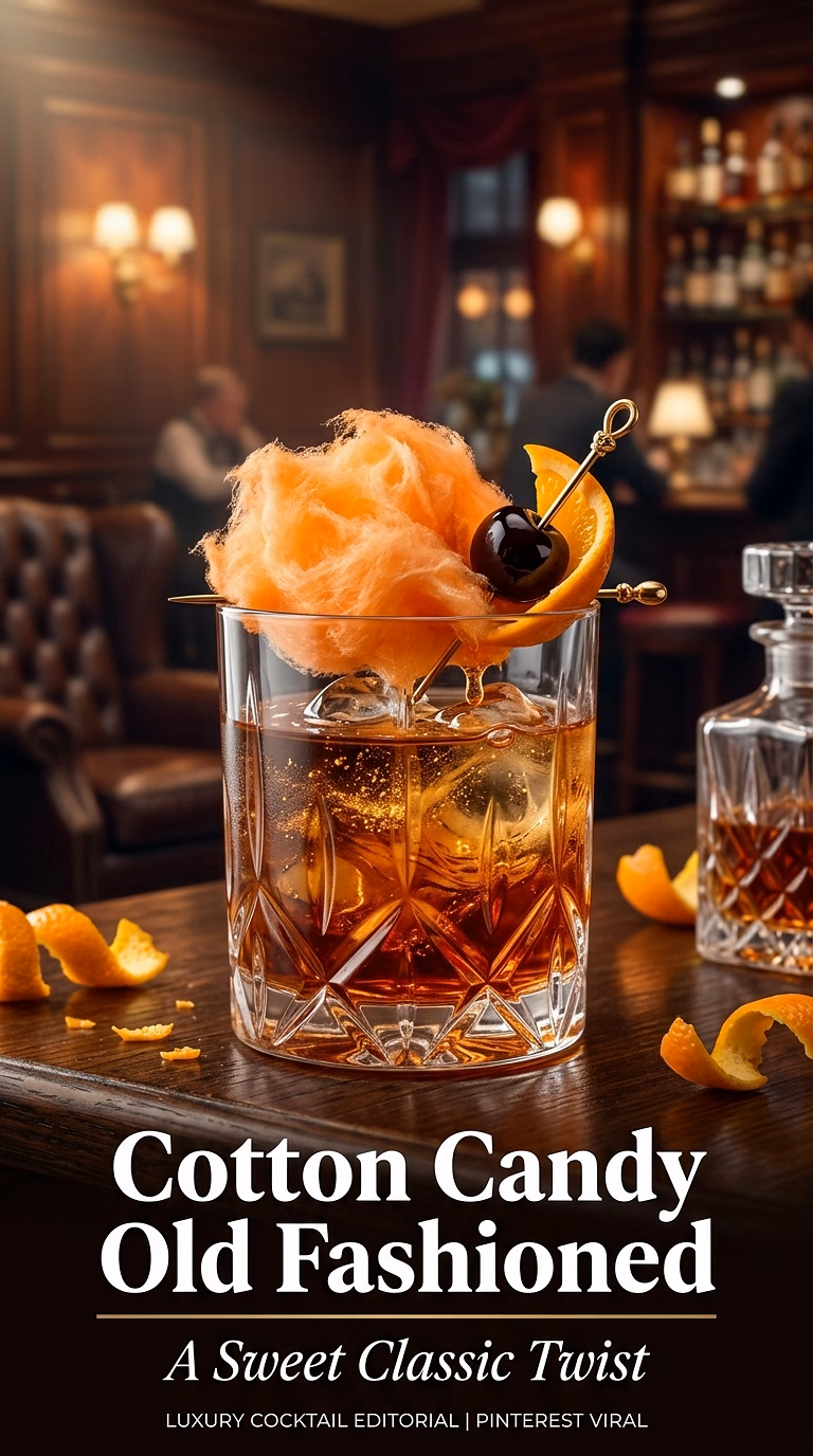 Cotton Candy Old Fashioned