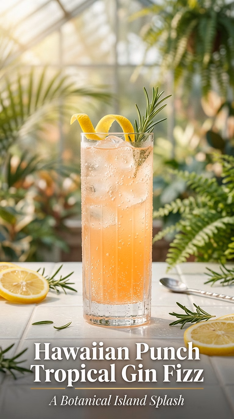 Hawaiian Punch Tropical Gin Fizz