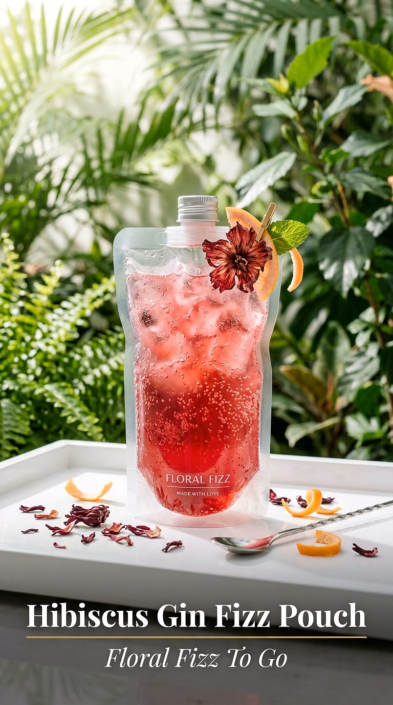 Hibiscus Gin Fizz Pouch