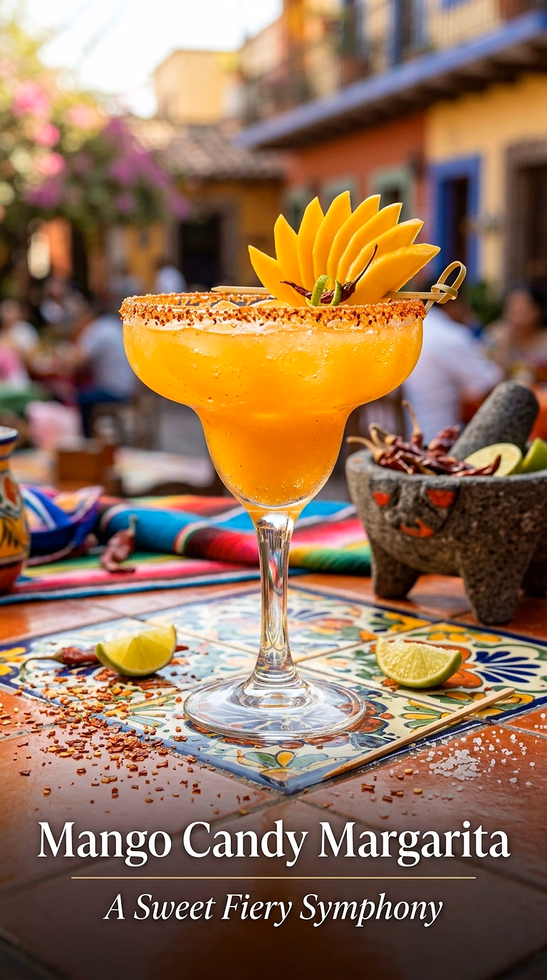 Mango Chile Mexican Candy Margarita