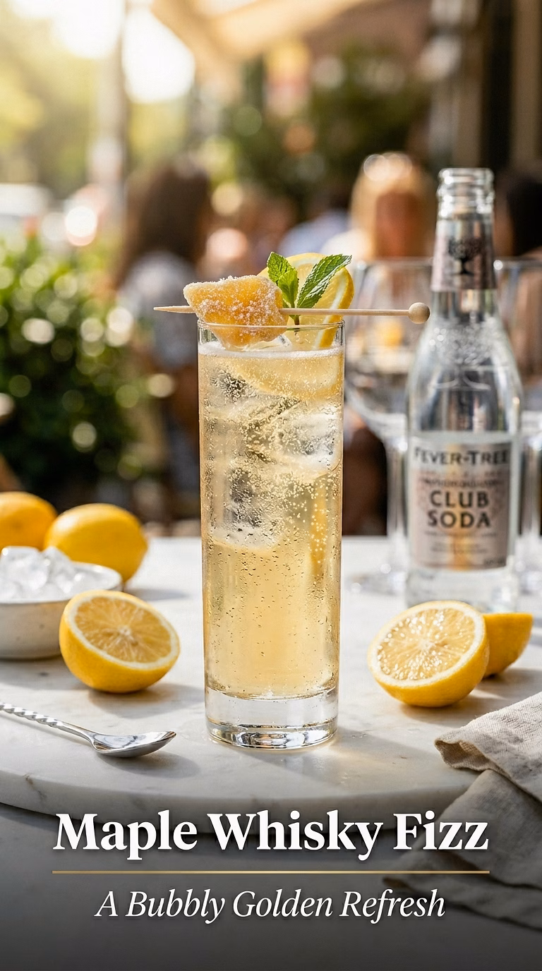 Maple Whisky Fizz