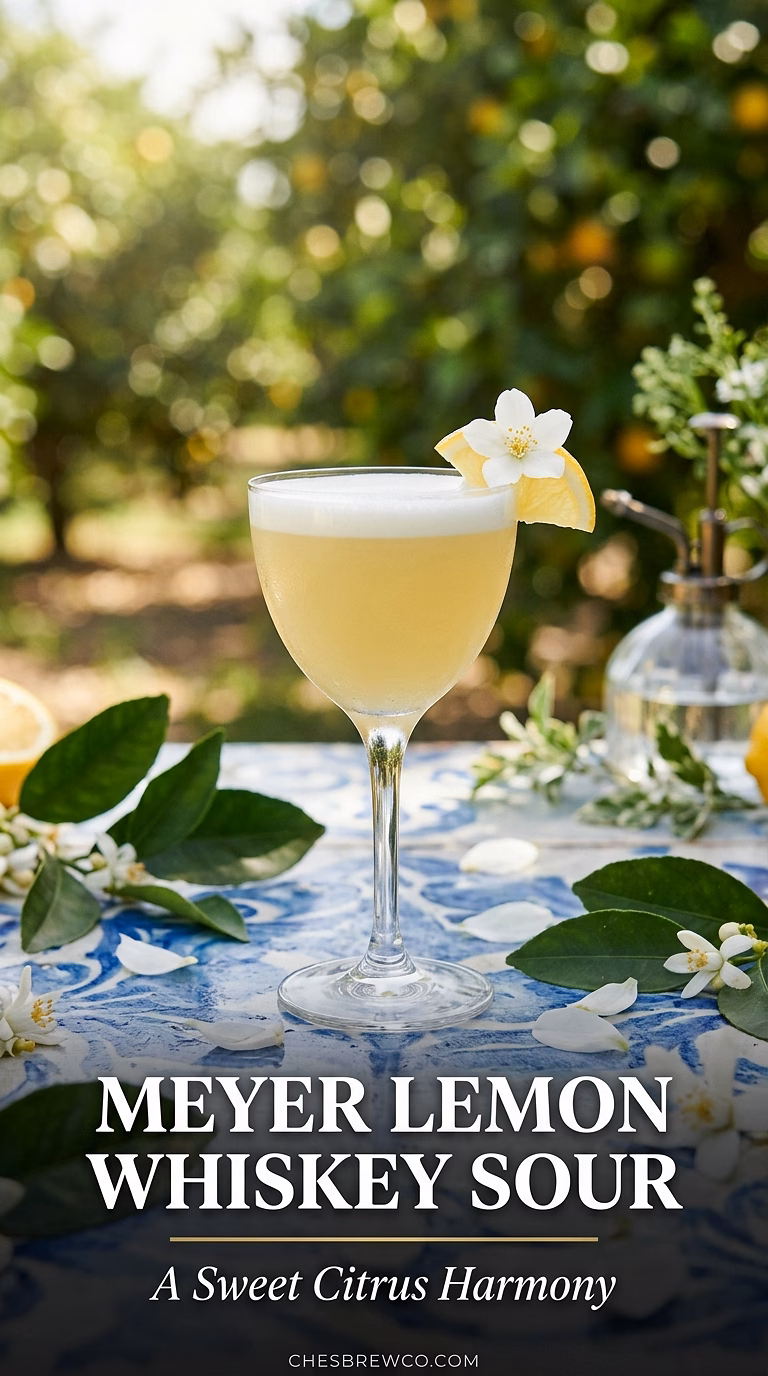 Meyer Lemon Whiskey Sour