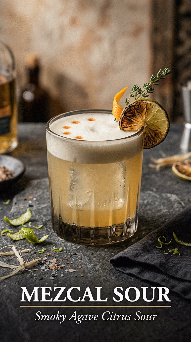 Mezcal Sour
