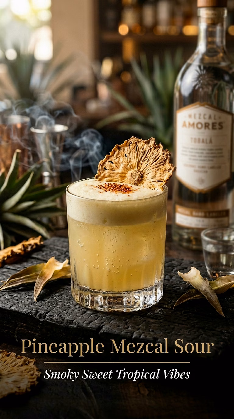 Pineapple Mezcal Sour