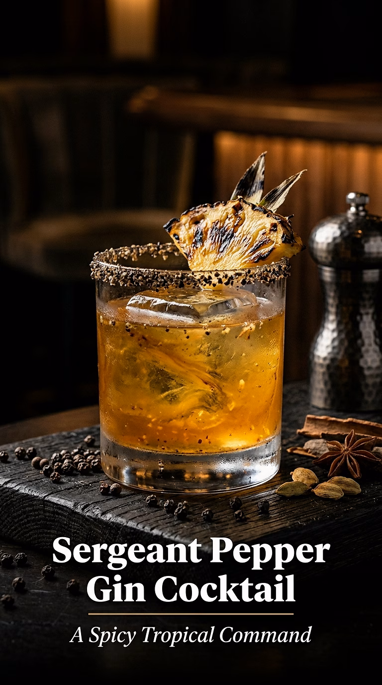 Sergeant Pepper Gin Cocktail