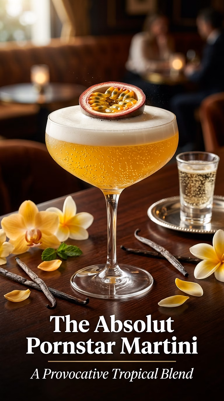 The Absolut Pornstar Martini