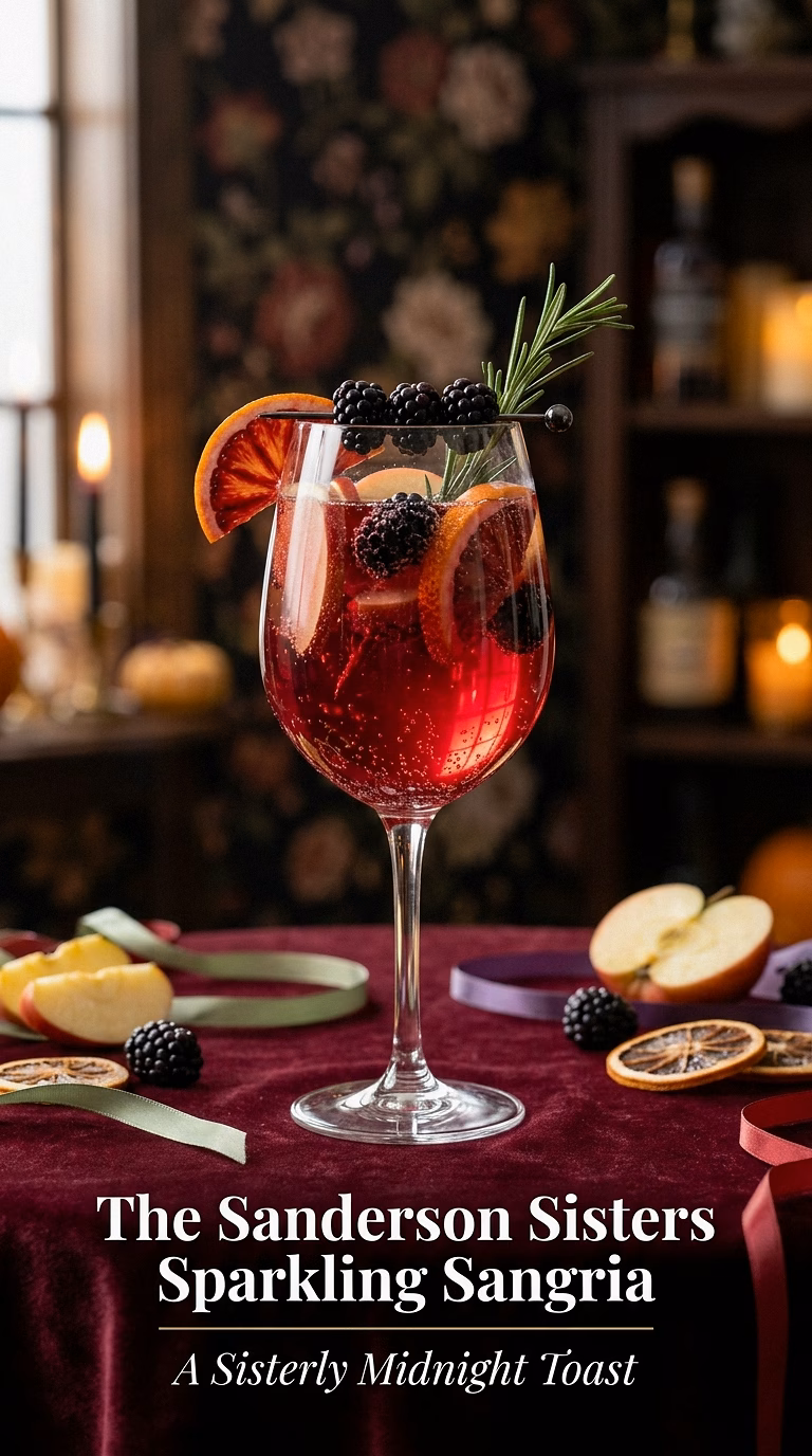The Sanderson Sisters Sparkling Sangria
