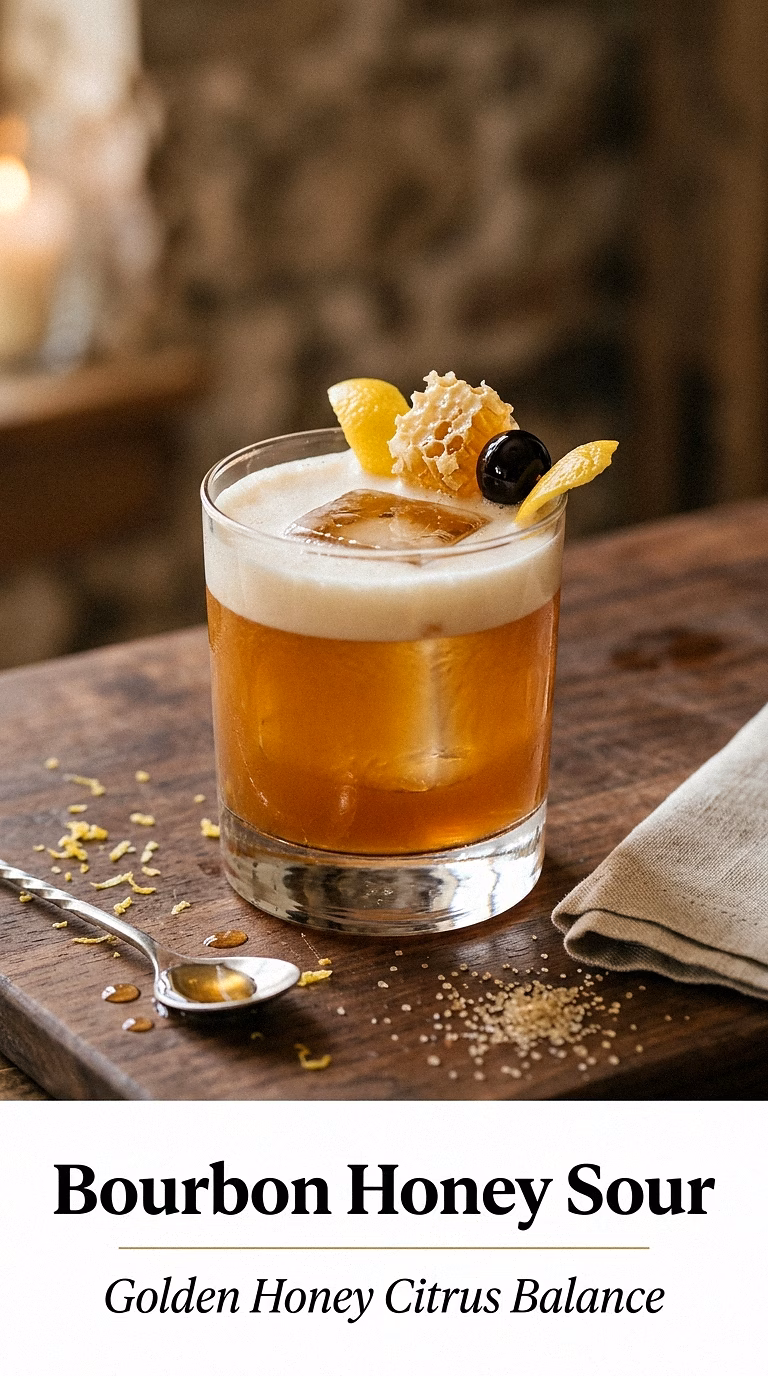 Bourbon Honey Sour