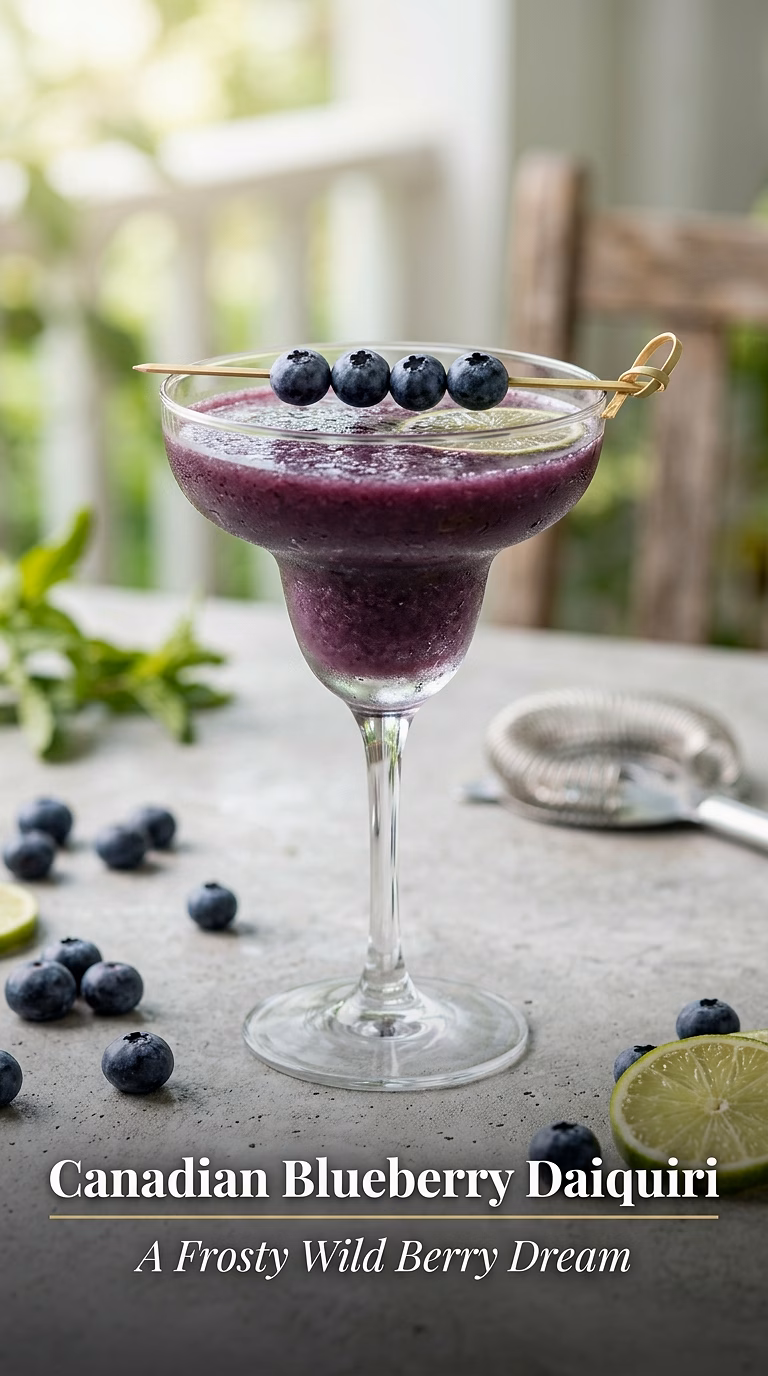 Canadian Blueberry Daiquiri