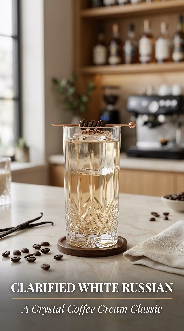 Clarified White Russian
