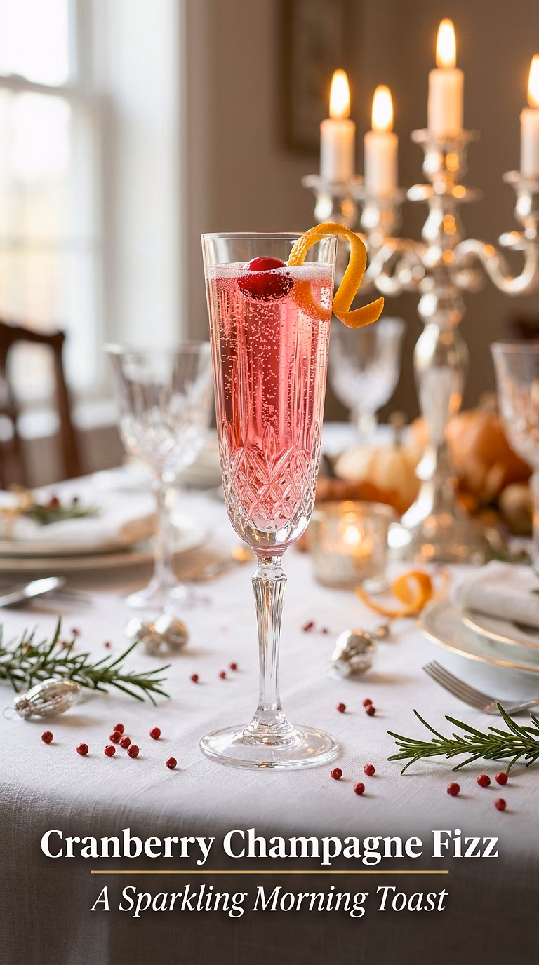 Cranberry Champagne Fizz