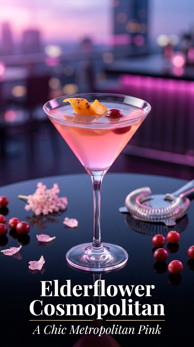 Elderflower Cosmopolitan