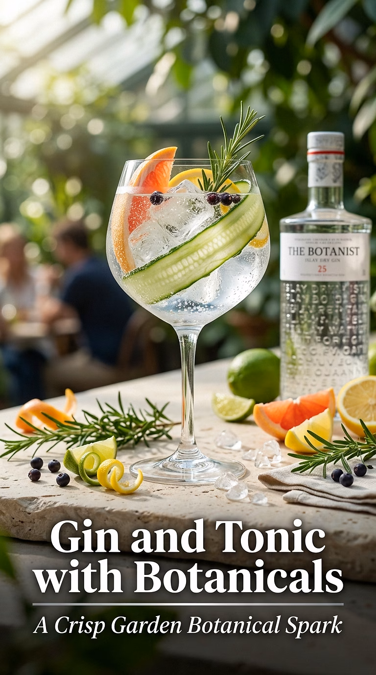 Gin and Tonic with Botanicals