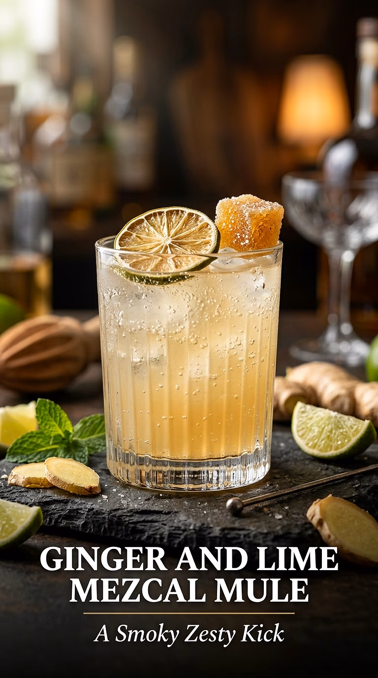 Ginger And Lime Mezcal Mule