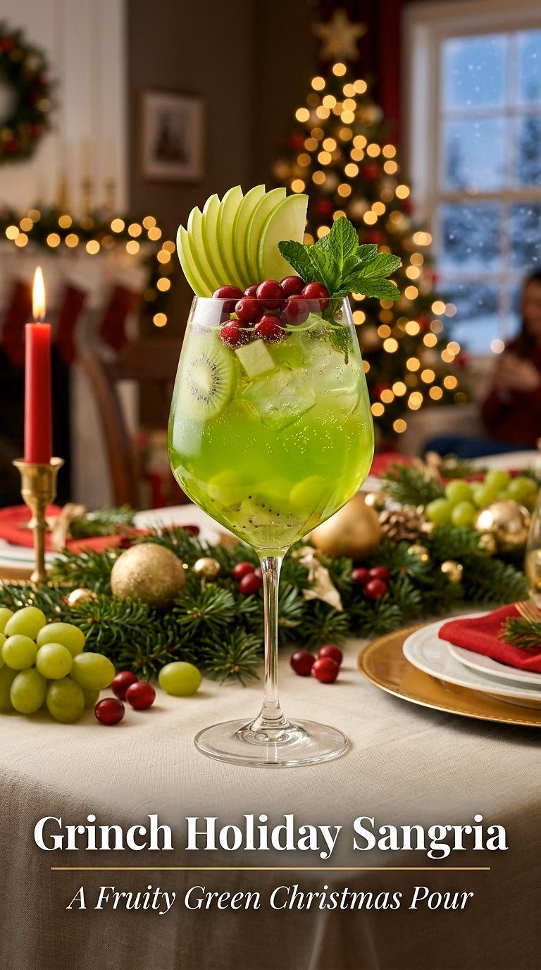 Grinch Holiday Sangria