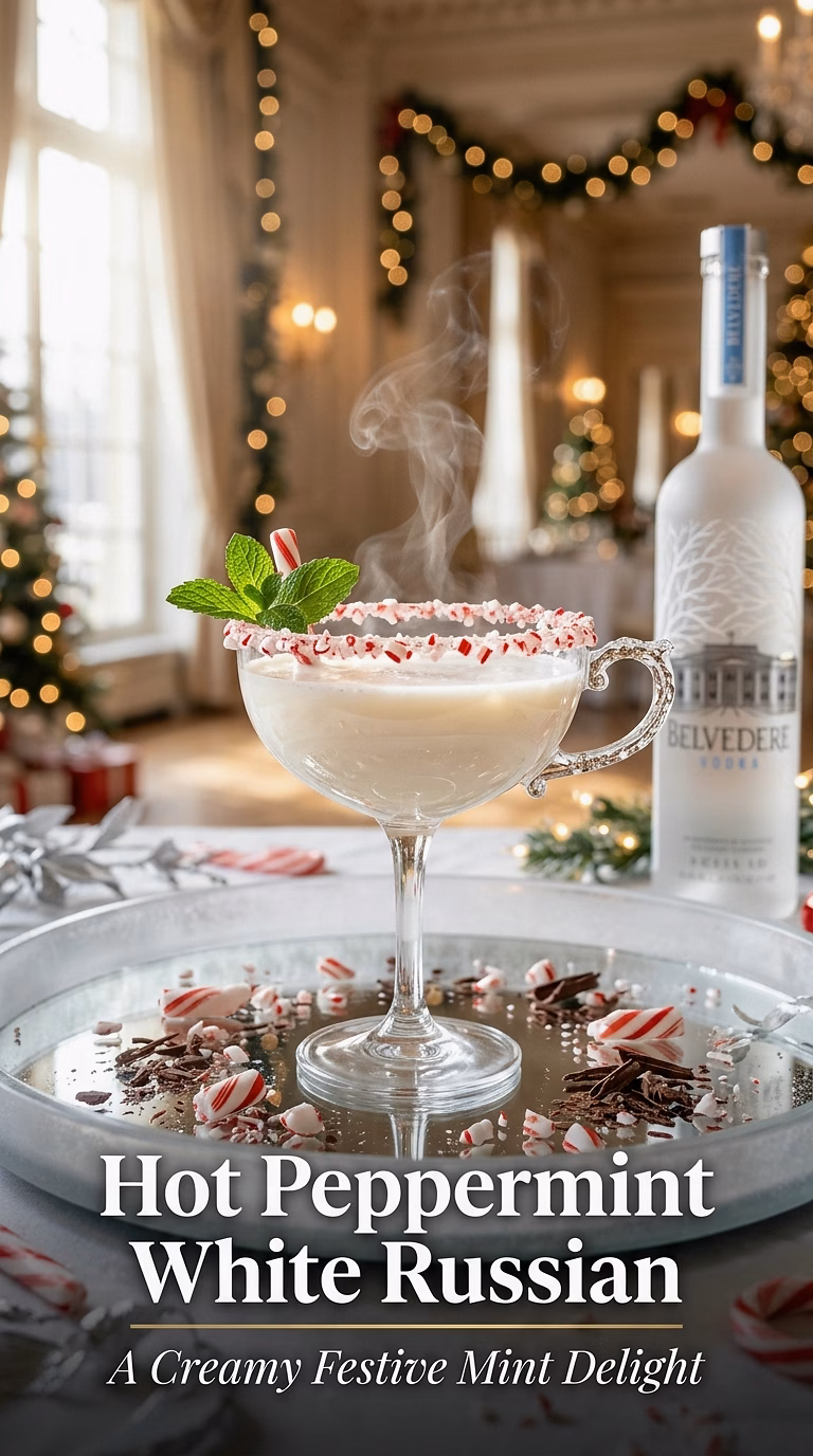 Hot Peppermint White Russian