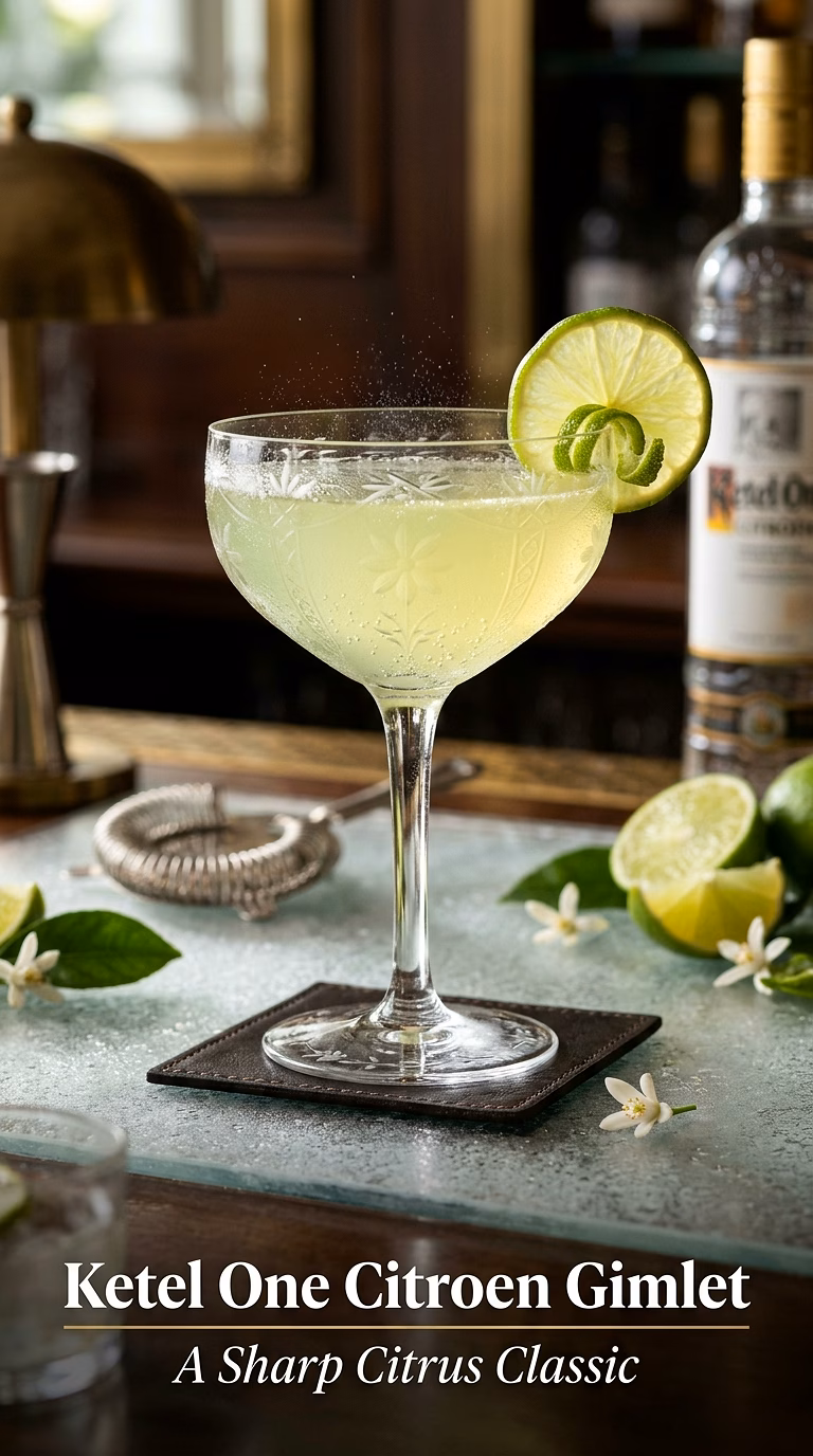 Ketel One Citroen Gimlet