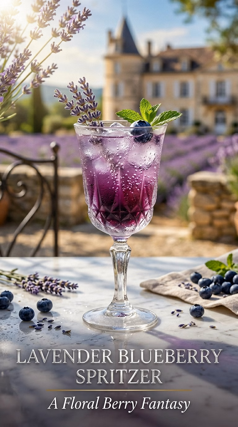Lavender Blueberry Spritzer