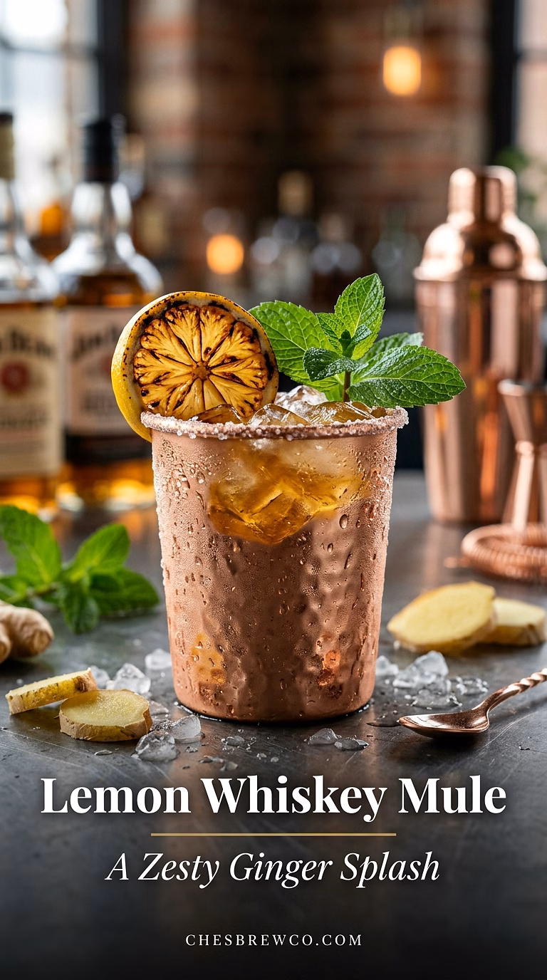 Lemon Whiskey Mule