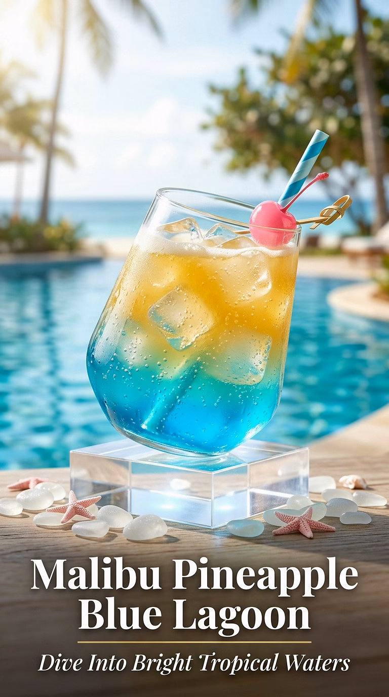 Malibu Pineapple Blue Lagoon