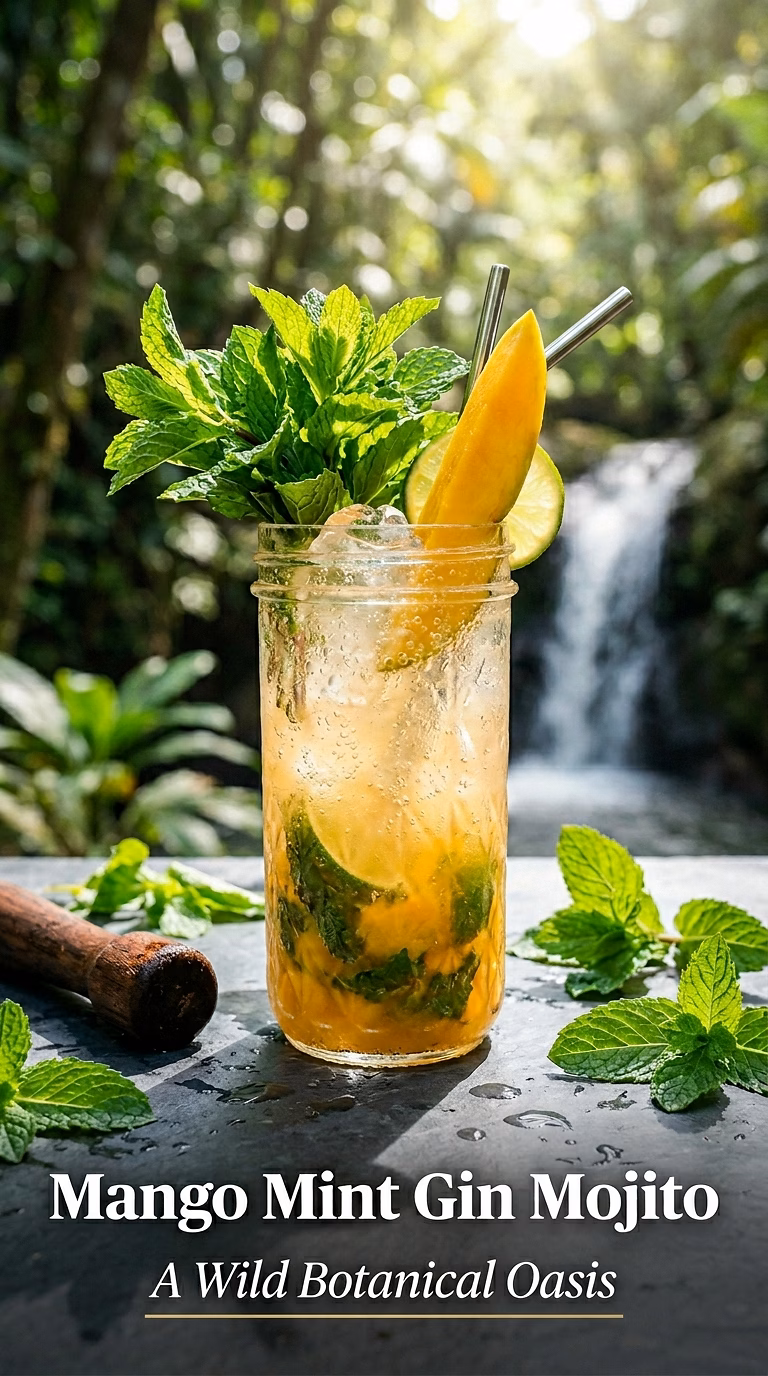 Mango Mint Gin Mojito
