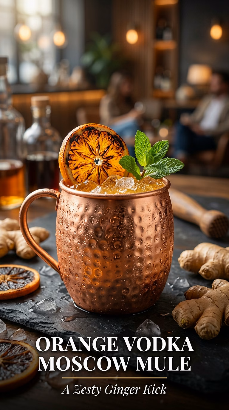 Orange Vodka Moscow Mule
