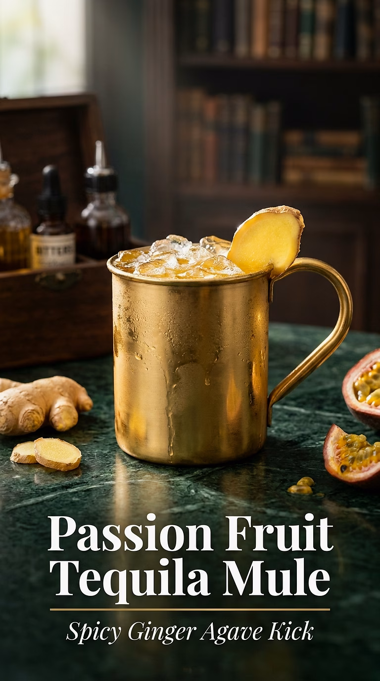 Passion Fruit Tequila Mule
