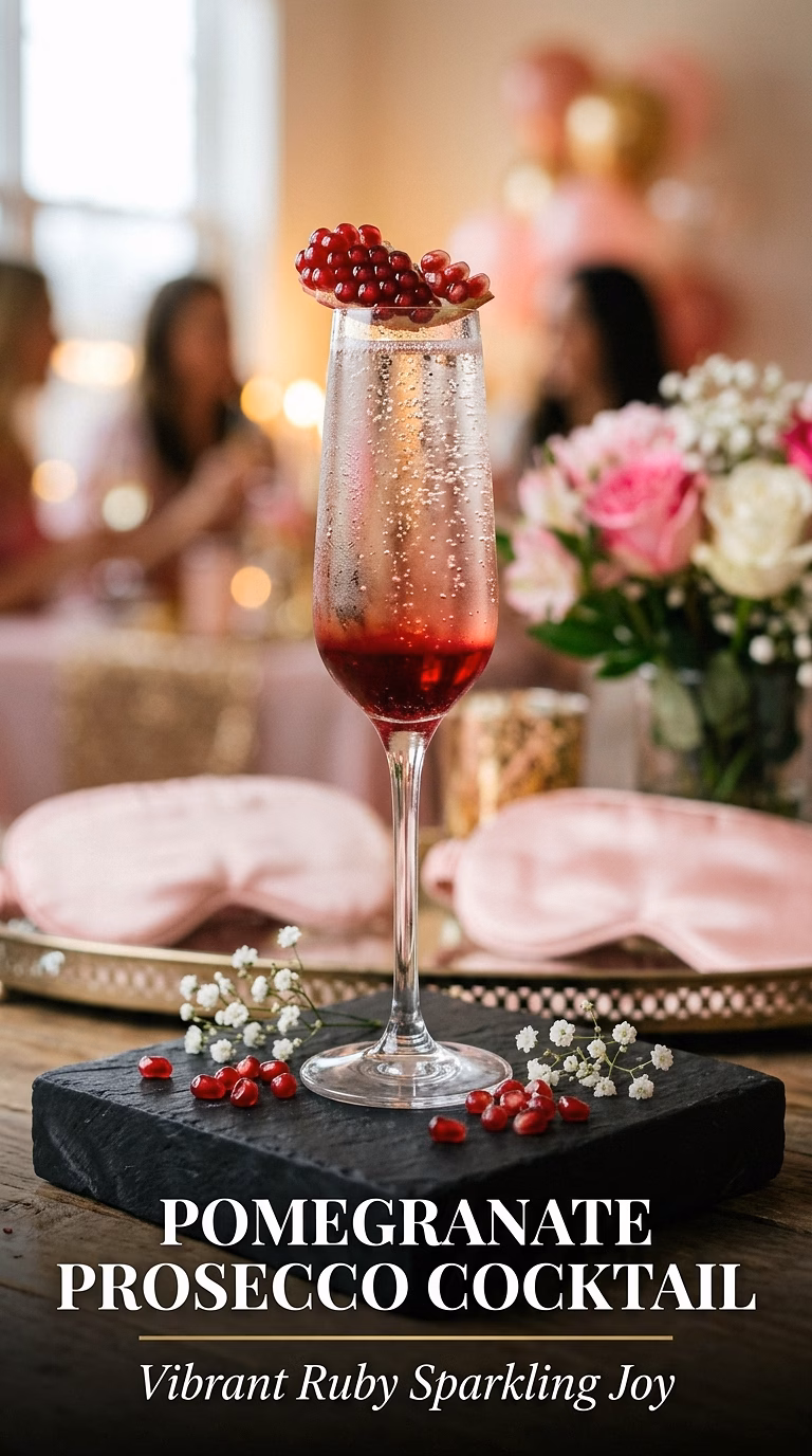 Pomegranate Prosecco Cocktail