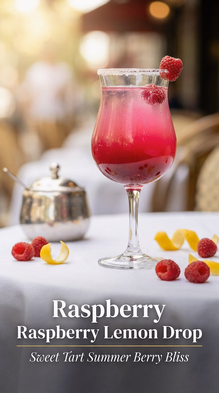 Raspberry Lemon Drop