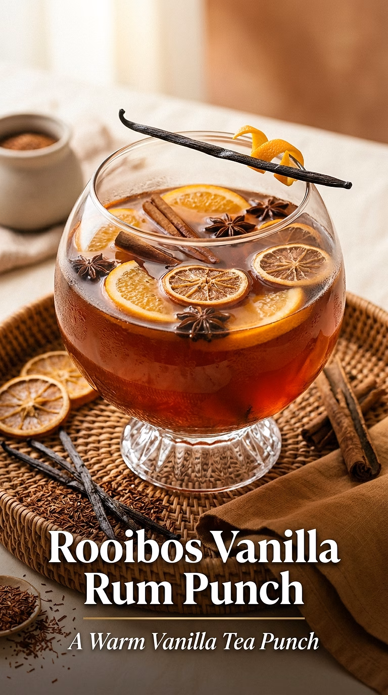 Rooibos Vanilla Rum Punch