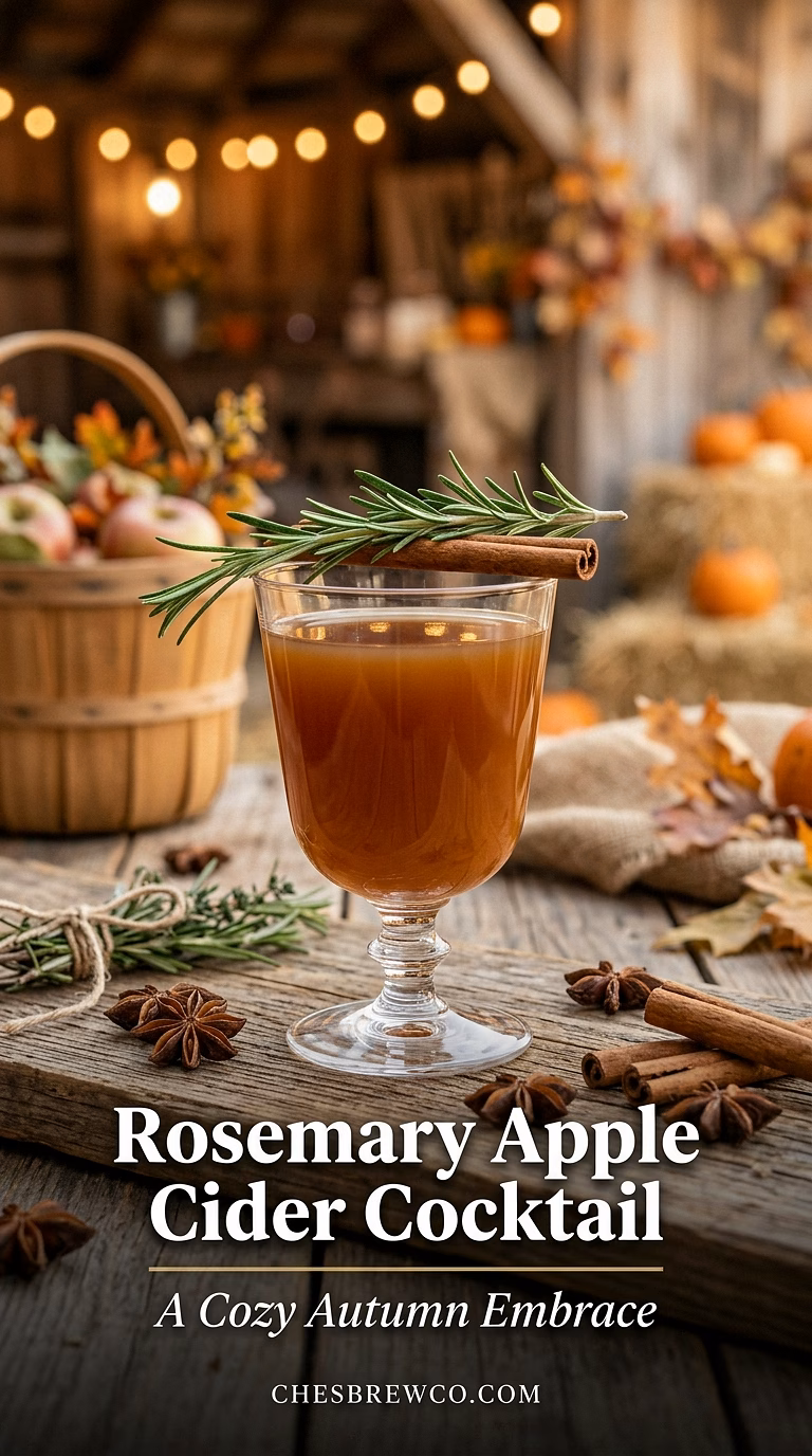 Rosemary Apple Cider Cocktail