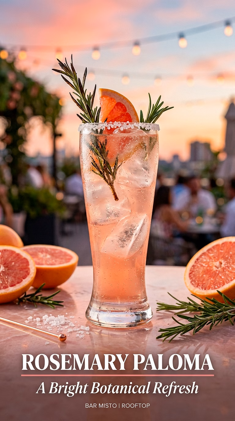 Rosemary Grapefruit Paloma