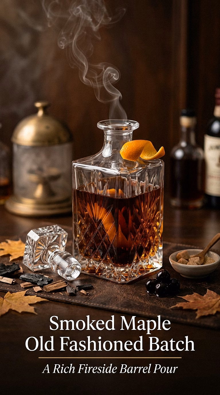Smoked Maple Old Fashioned Batch