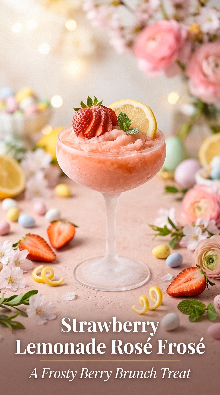Strawberry Lemonade Rosé Frosé
