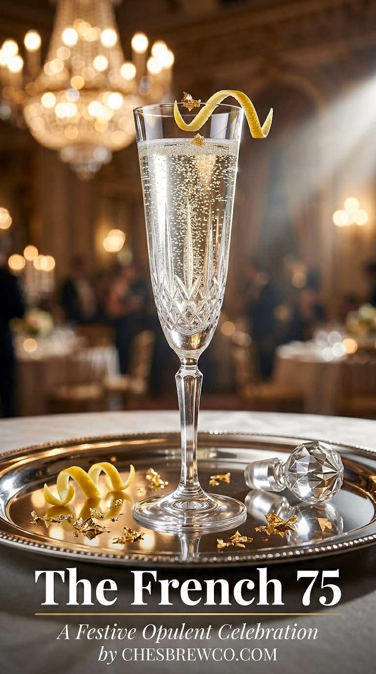 The French 75 (Classic Clear Celebration Cocktail)