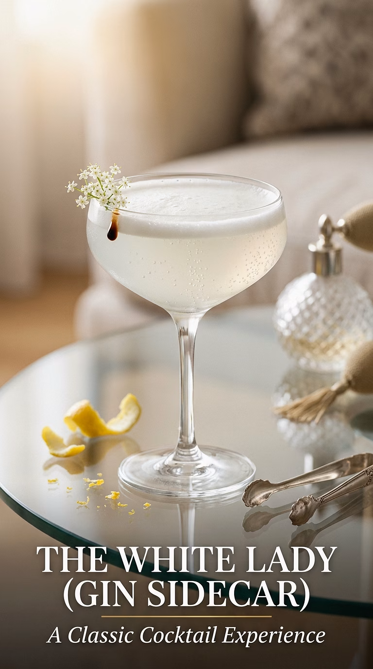 The White Lady (Gin Sidecar)