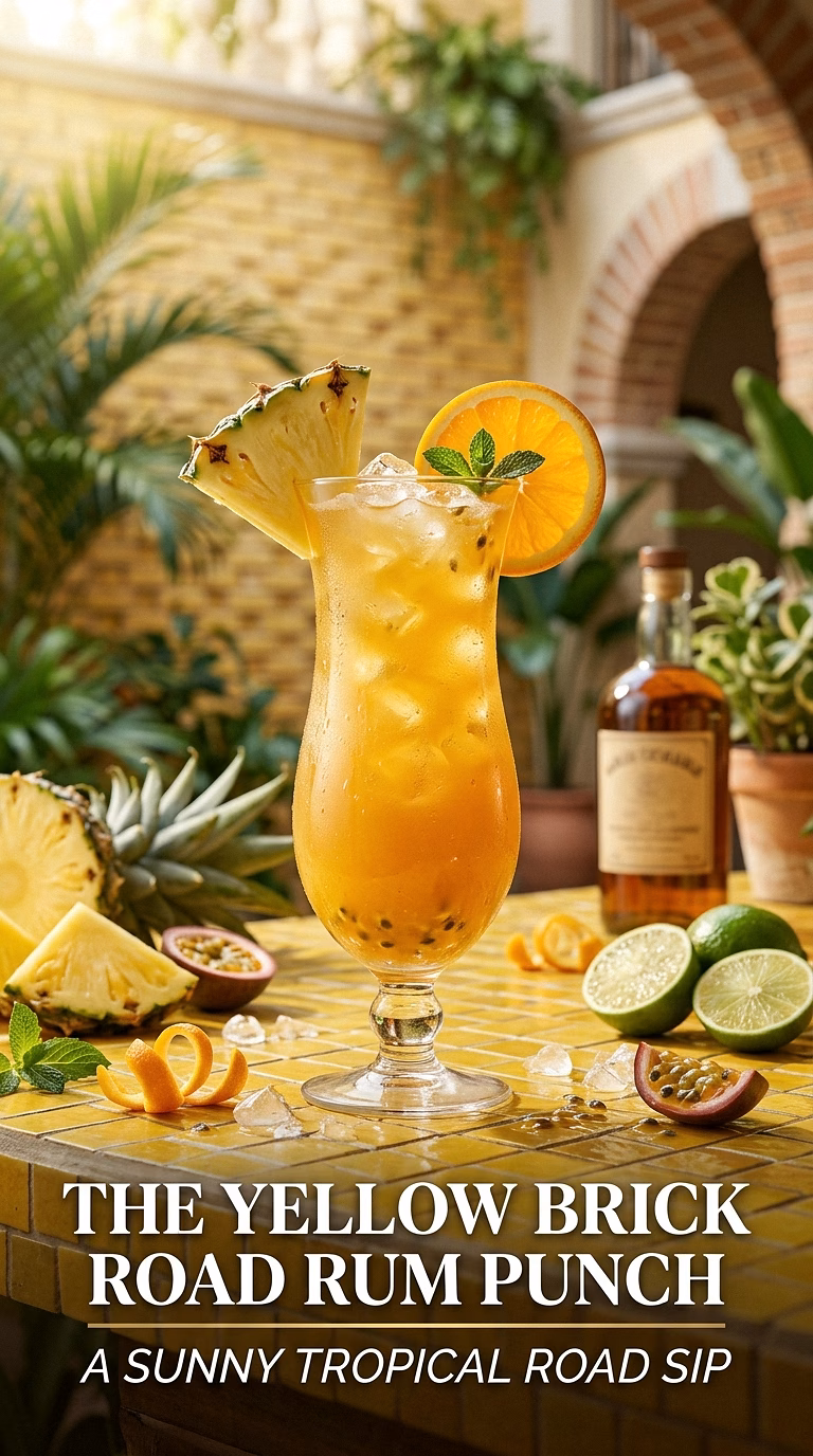 The Yellow Brick Road Rum Punch