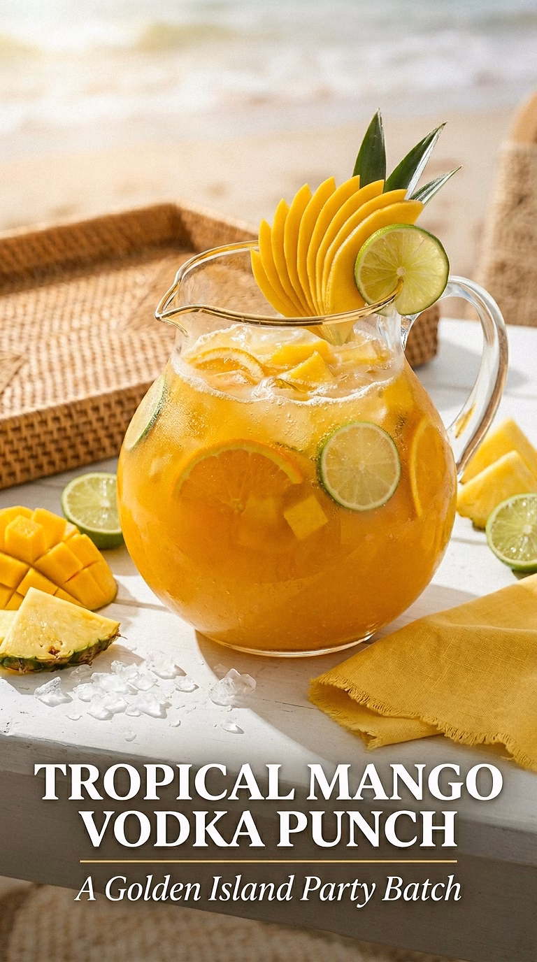 Tropical Mango Vodka Punch