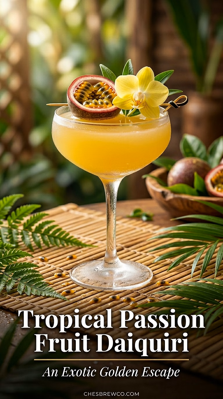 Tropical Passion Fruit Daiquiri