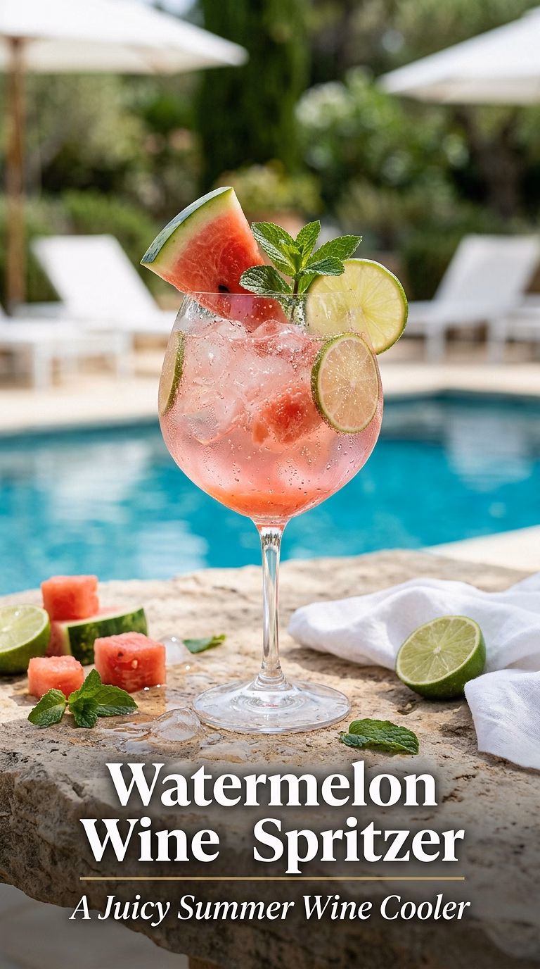 Watermelon Wine Spritzer