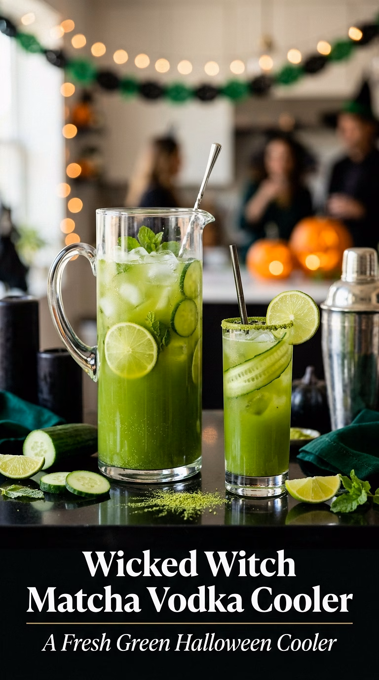 Wicked Witch Matcha Vodka Cooler