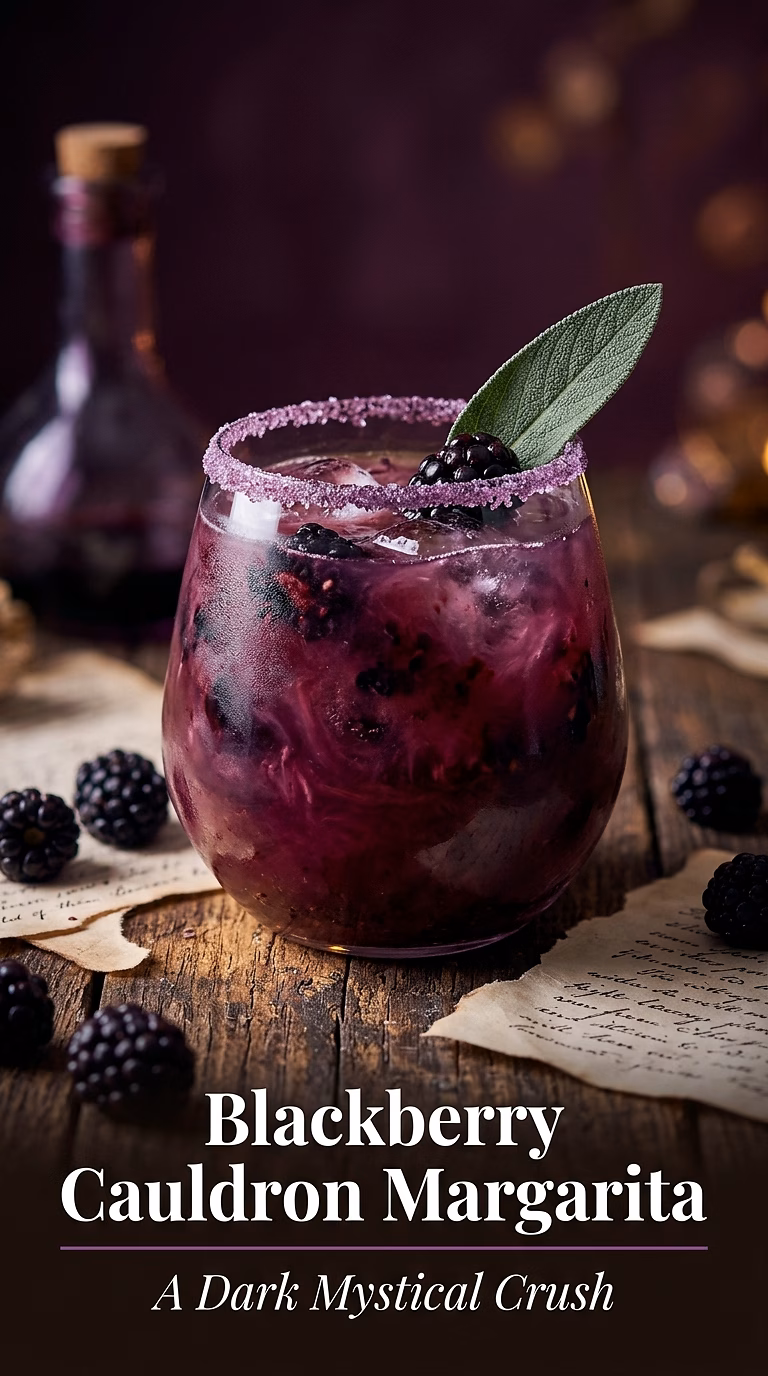 Blackberry Cauldron Margarita