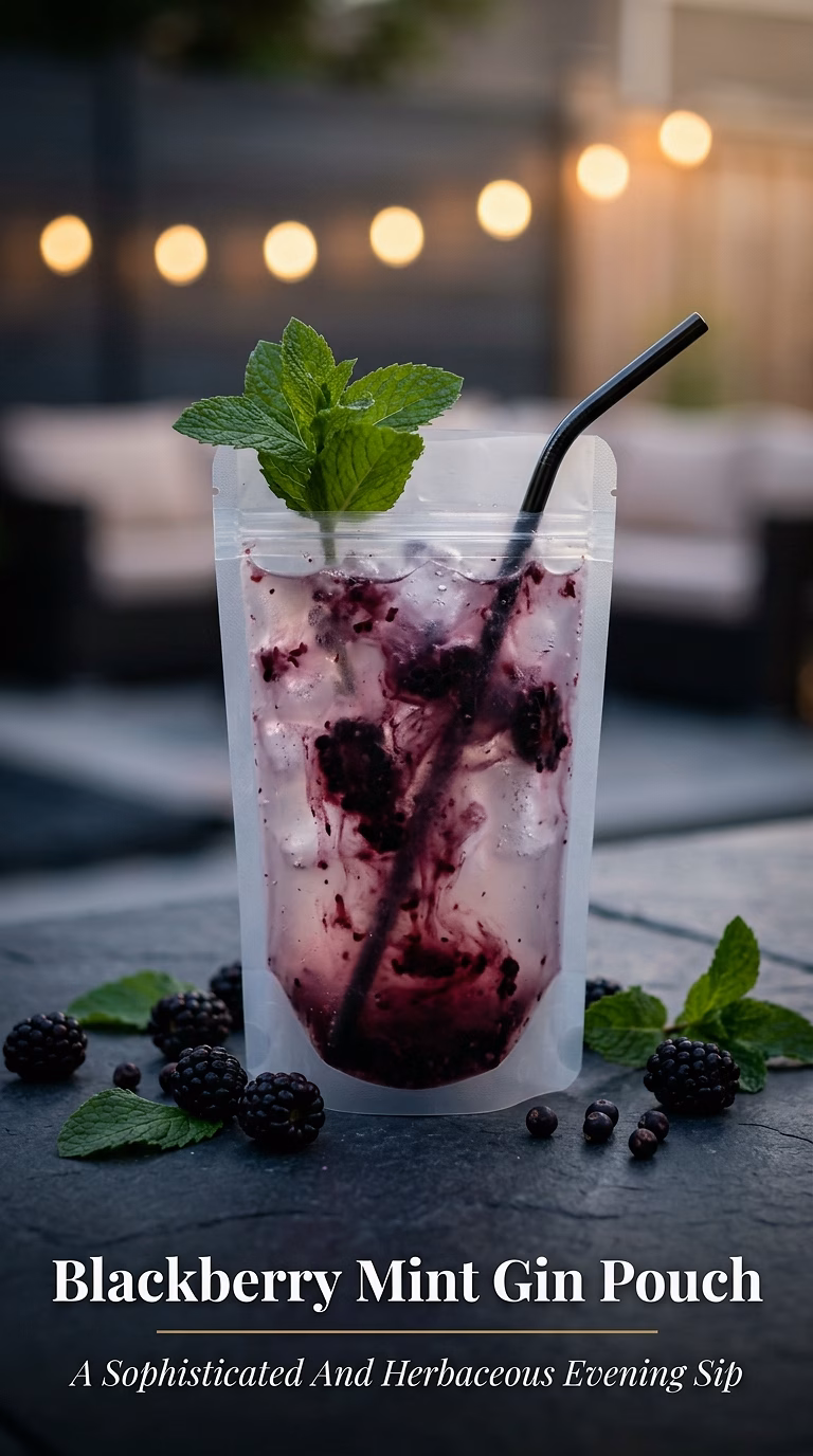 Blackberry Mint Gin Pouch