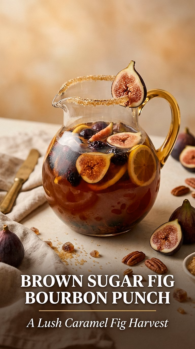 Brown Sugar Fig Bourbon Punch