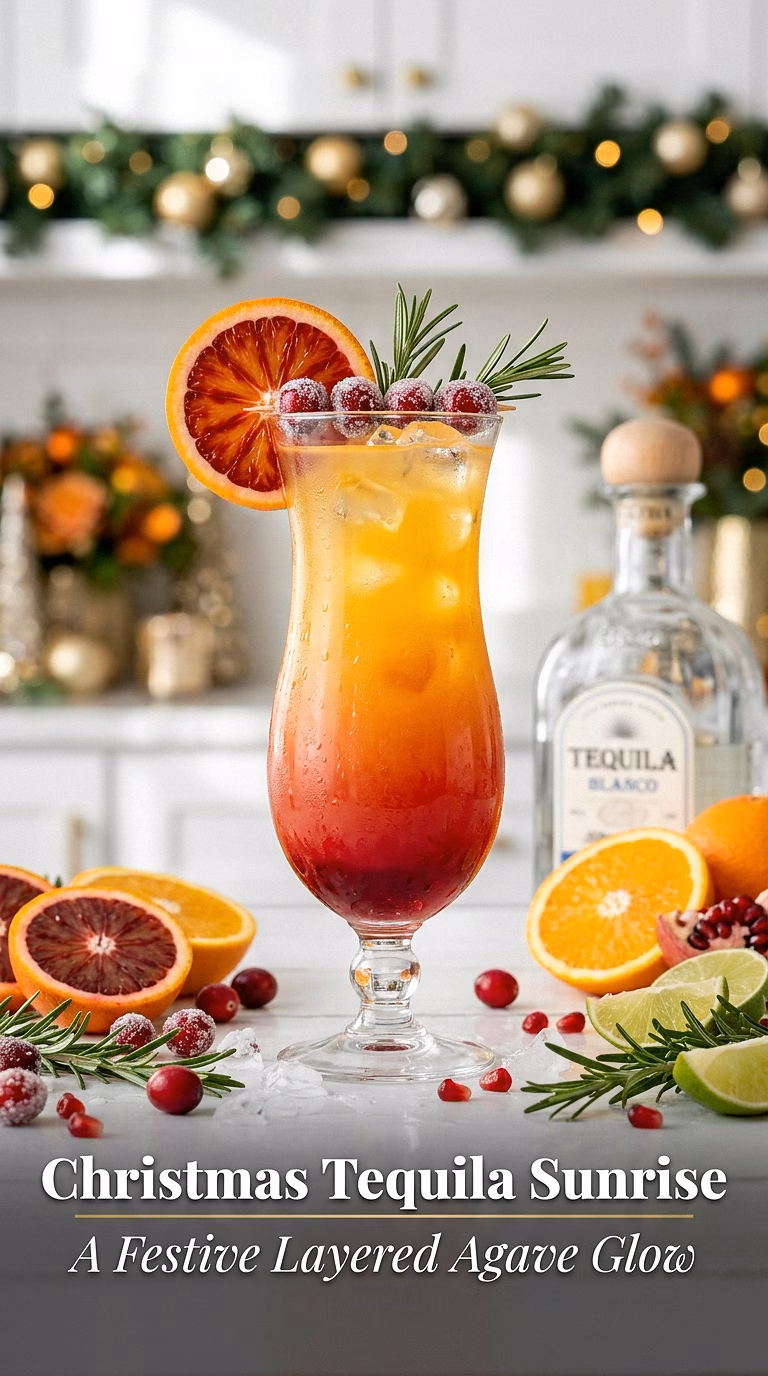 Christmas Tequila Sunrise