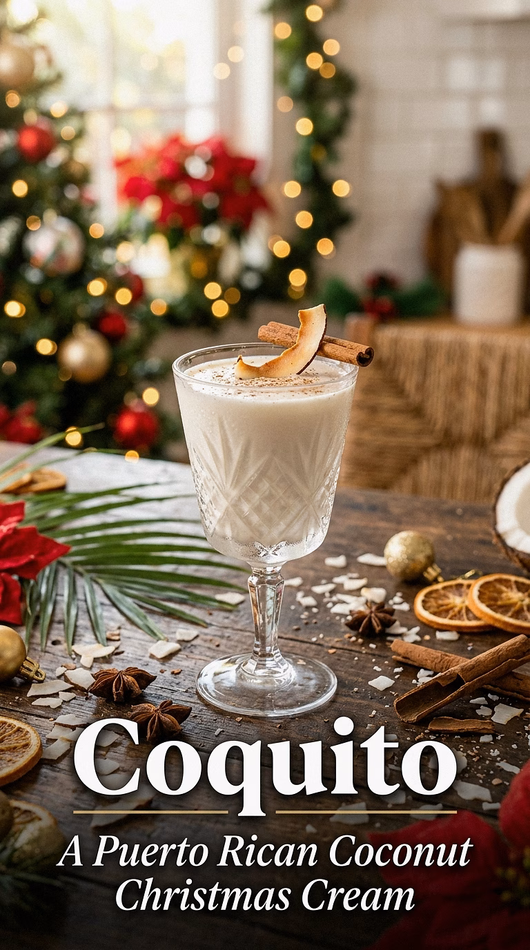 Coquito (Puerto Rican Coconut Christmas Cream)