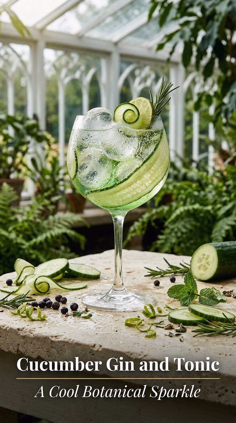 Cucumber Gin and Tonic