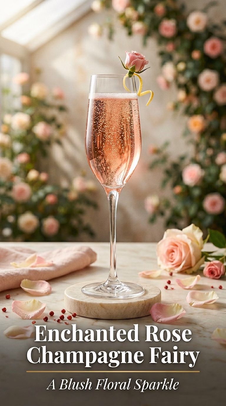 Enchanted Rose Champagne Fairy